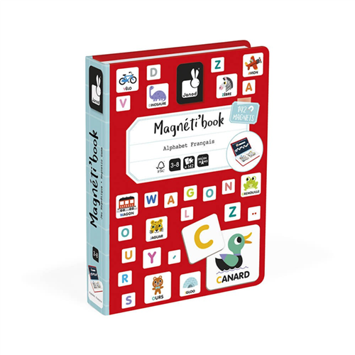 Magnéti'Book Frans Alfabet - 142 Magneten | Janod Magnéti'Book Frans Alfabet - 142 Magneten | Janod